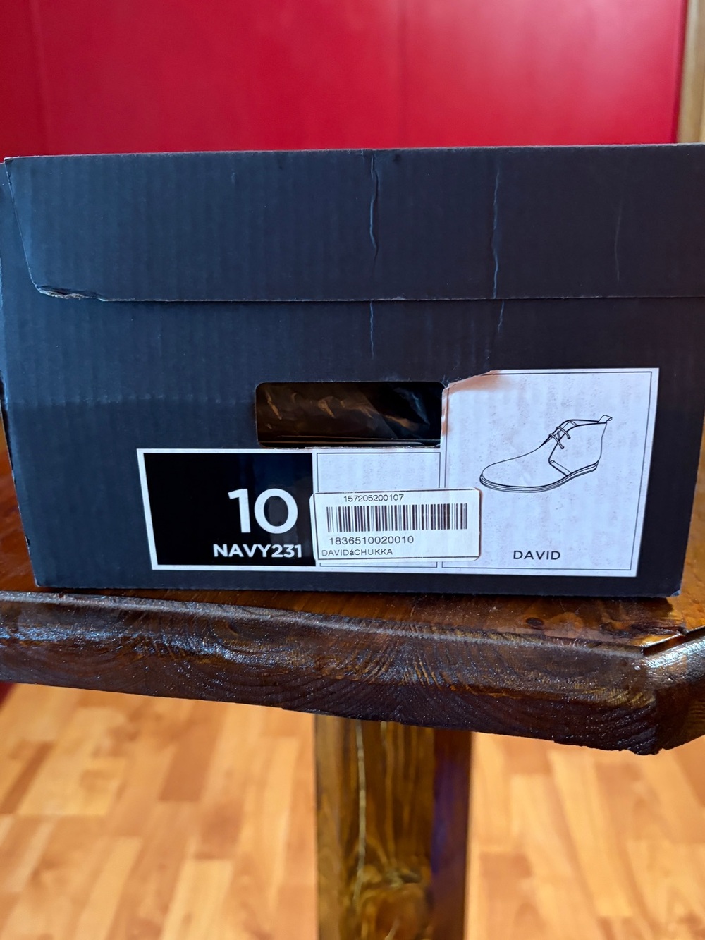 Banana Republic Navy Chukka Boots for Men